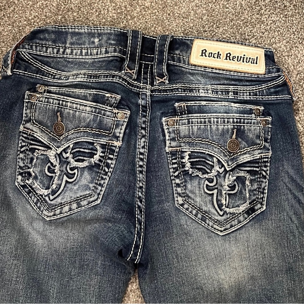 Rock revival Straight Slim Jean’s